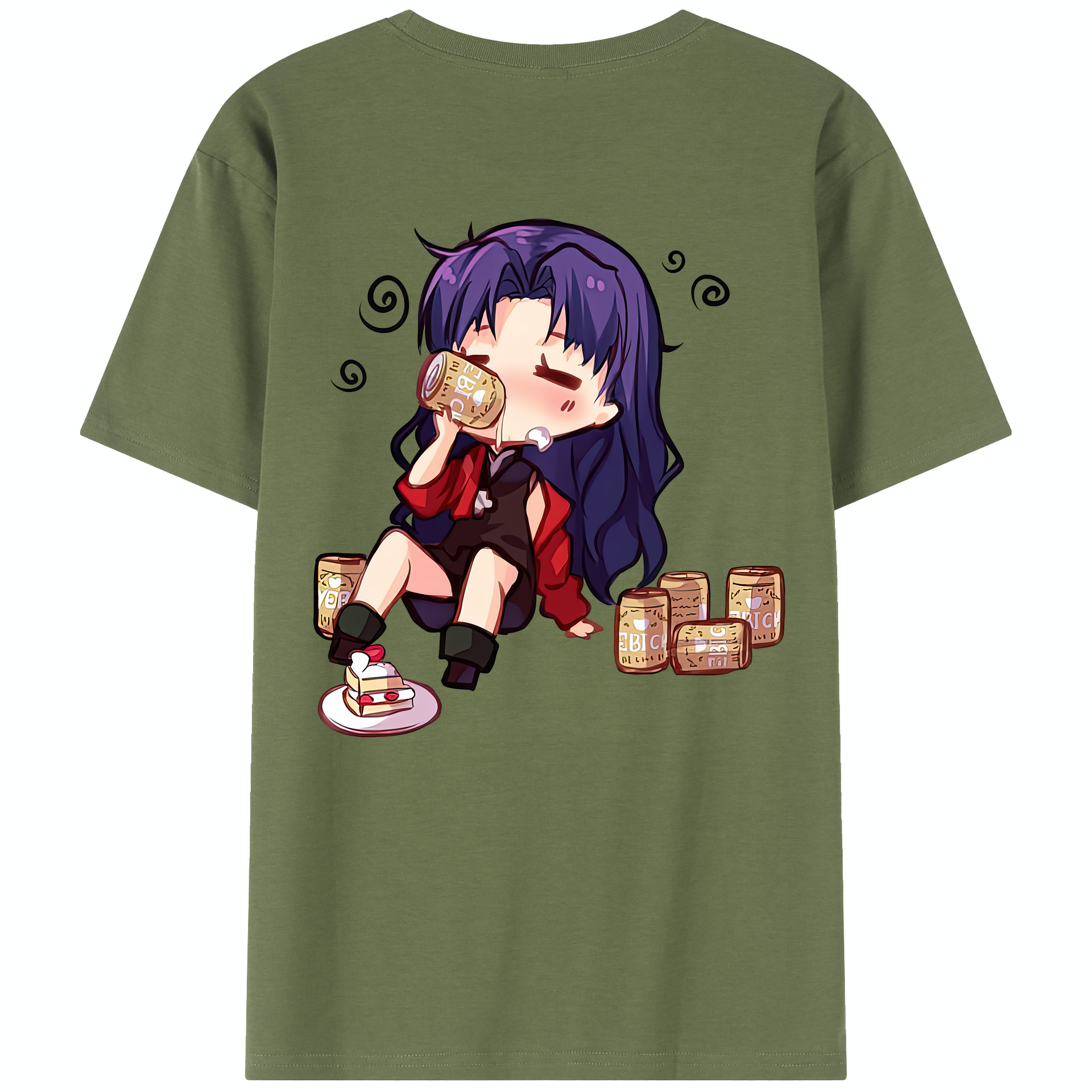 （画像用） EVA 新世紀エヴァンゲリオン 綿100％半袖Tシャツ（背面プリント）